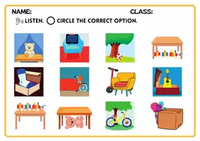 Vista previa - Hojas de trabajo - TOYS WORKSHEETS: UNIT PACK - página 2