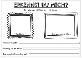 Vorschau - Arbeitsblätter - Elternabend - Gruß der Kinder für ihre Eltern - Seite 3