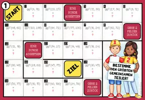 Vorschau - Stationenlernen - GRÖßTER GEMEINSAMER TEILER – 2 Mathe-Brettspiele - Seite 1