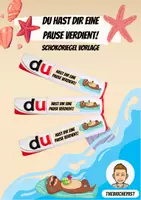 Vorschau - Anderer Materialtyp - Du hast dir eine Pause verdient! - Schüler Kollegium Ferien - Deckblatt