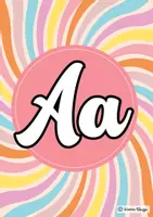 Vorschau - Poster - Alphabet Poster / Klassenraum Deko in RETRO / Classroom Management - Seite 2