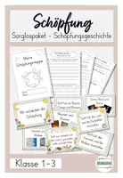 Vorschau - Stundenentwürfe - Schöpfung Schöpfungsgeschichte Sorglospaket XXL -vollständige Einheit- - Deckblatt