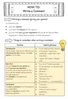 Vorschau - Arbeitsblätter - Writing: How to Write a Comment inkl. interaktiver PDF - Seite 2