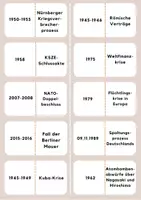 Vorschau - Mal- und Bastelvorlagen - Geschichtszahlen-Domino Klasse 10 - Seite 2