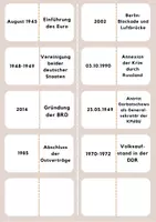 Vorschau - Mal- und Bastelvorlagen - Geschichtszahlen-Domino Klasse 10 - Seite 3
