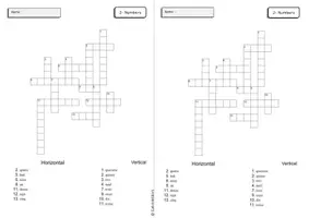 Aperçu - Feuilles d'exercices - Jeux anglais de vocabulaire CE2 - CM1 - CM2 - Page 3