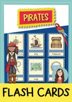 Vista previa - Refuerzo / NEE / Materiales de apoyo - Pirates Flash Cards // tarjetas con imágenes (inglés) - Portada