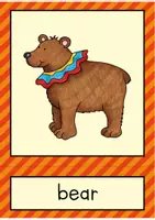 Vista previa - Refuerzo / NEE / Materiales de apoyo - At the Circus Flash Cards // tarjetas con imágenes (inglés) - página 2