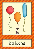 Vista previa - Refuerzo / NEE / Materiales de apoyo - Carnival Flash Cards // tarjetas con imágenes (inglés) - página 1