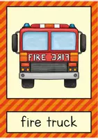 Vista previa - Refuerzo / NEE / Materiales de apoyo - Firefighters Flash Cards // tarjetas con imágenes (inglés) - página 2