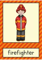 Vista previa - Refuerzo / NEE / Materiales de apoyo - Firefighters Flash Cards // tarjetas con imágenes (inglés) - página 3