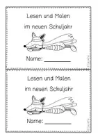 Vorschau - Arbeitsblätter - Lesen und Malen rund ums Jahr - Hefte zu jeder Jahreszeit - Seite 1