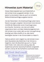 Vorschau - Arbeitsblätter - Nachdenkzeit Selbstorganisation Vergesslichkeit Coaching mit Schüler:innen - Seite 1