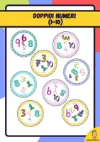 anteprima - Esercizi - Raccolta di materiali: Pack colours and numbers - Pagina 1