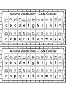 Vorschau - Arbeitsblätter - Autumn Vocabulary - Puzzle Task Cards - Seite 3