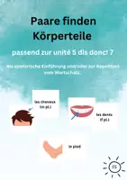 Vorschau - Spiele - Paare finden Körperteile dis donc 7 unité 5 - Deckblatt
