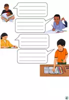 Vorschau - Arbeitsblätter - Interaktive Präsentation + Arbeitsblatt "Was hast du in der Hand und was machst du damit?" Meine Schulsachen - DaZ / DaF / Deutsch - Seite 2