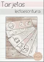 Vista previa - Tarjetas / Manipulativos - Tarjetas lectoescritura - Portada