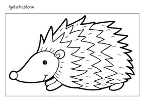 Vorschau - Stundenentwürfe - Lapbook Igel Klasse 1-2 stark vereinfacht - Seite 1