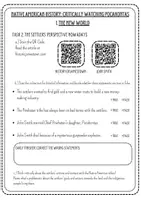 Vorschau - Stundenentwürfe - Materialpaket zum Film Pocahontas, Native American History - Seite 1