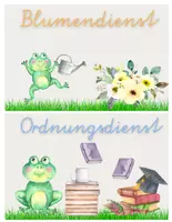 Vorschau - Arbeitsblätter - Froschklasse – Wachsendes Materialpaket für Klassenorganisation in der Grundschule - Seite 3