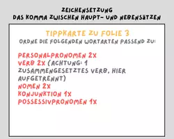 Vorschau - Arbeitsblätter - Satzgefüge - Komma zwischen Haupt- und Nebensätzen - Seite 3