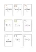 Vorschau - Spiele - DaZ A1 Karten Sündenbock oder Gedächtnisspiel - Deckblatt