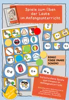Vorschau - Spiele - Spiele zu den Lauten im Anfangsunterricht (FindePaare, Domino, Bingo) - Deckblatt