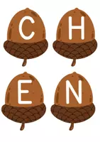 Vorschau - Anderer Materialtyp - Klassenzimmertürschild - Eichhörnchenklasse (Eicheln) - Seite 3