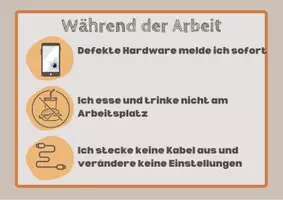 Vorschau - Arbeitsblätter - Regeln im Computerraum Informatik WiK IT Plakat + Arbeitsblätter - Seite 3