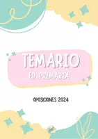 Vista previa - Hojas de trabajo - Portadas temas oposiciones Andalucía Primaria general - Portada