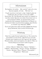 Vorschau - Spiele - Lesekette OBST "Ich möchte... Wer möchte?"; SVOV-Struktur - Seite 1