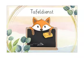 Vorschau - Bildkarten - Fuchsklasse - Klassendienste Paket 1 - Seite 3