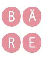 Vorschau - Anderer Materialtyp - Klassenzimmertürschild - Bärenklasse (Kreise) - Seite 1