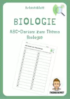 Vorschau - Arbeitsblätter - ABC-Methode - Vertretungsstunde Biologie - Deckblatt