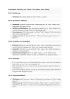 Vorschau - Arbeitsblätter - Reflexion über die Kunst des Nein-Sagens - Deckblatt