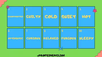 Vorschau - Spiele - Spiel "Pass auf" der Emotionen auf Englisch. - Seite 3