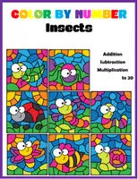 Προεπισκόπηση - Φύλλα εργασίας - COLOR BY NUMBER - Insects (Addition, Subtraction Multiplication to 20) - Εξώφυλλο
