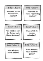 Vorschau - Spiele - Konversationskarten DaZ: Wünsche äußern + Futur I - Seite 1