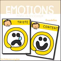 Aperçu - Fiches - Emotions Emoji - Pâte à modeler - Page de couverture