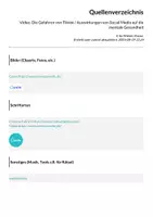 Vorschau - Arbeitsblätter - Video: Die Gefahren von Tiktok / Auswirkungen von Social Media auf die mentale Gesundheit - Seite 1