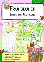Vorschau - Stationenlernen - Frühblüher - Spielerisches Festigen - Freiarbeit - Deckblatt