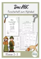 Vorschau - Stundenentwürfe - Forscherheft zum ABC Alphabet Wörterbuch - Deckblatt