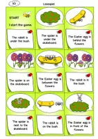 Vorschau - Spiele - Ostern/ Easter - Prepositions - Lesespiel - Seite 2