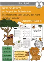 Vorschau - Stundenentwürfe - Briefe schreiben am Beispiel des Bilderbuchs "Die Geschichte vom Löwen, der nicht schreiben konnte" - Unterrichtsreihe (Kl. 1/2) - Deckblatt