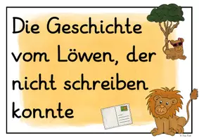 Vorschau - Stundenentwürfe - Briefe schreiben am Beispiel des Bilderbuchs "Die Geschichte vom Löwen, der nicht schreiben konnte" - Unterrichtsreihe (Kl. 1/2) - Seite 3