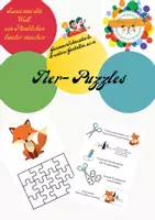 Vorschau - Mal- und Bastelvorlagen - 32 Tierpuzzles für vielfältige Anwendungen + 1 Spiel - Deckblatt