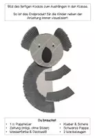 Vorschau - Mal- und Bastelvorlagen - Koalas aus Papptellern basteln: Schritt für Schritt-Anleitung/ digitale Präsentation - Seite 3