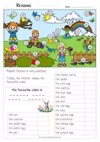 Vorschau - Spiele - Ostern/ Easter - Lesespur für den Englischunterricht - Seite 3