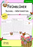 Vorschau - Spiele - Frühblüher - Frühlingsblumen und Speicherorgane - Materialpaket - Seite 1